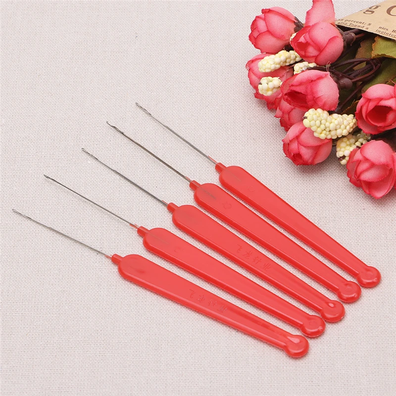 5 шт. крючок для вязания с защелкой игла изготовления Ковровых Изделий Инструмент