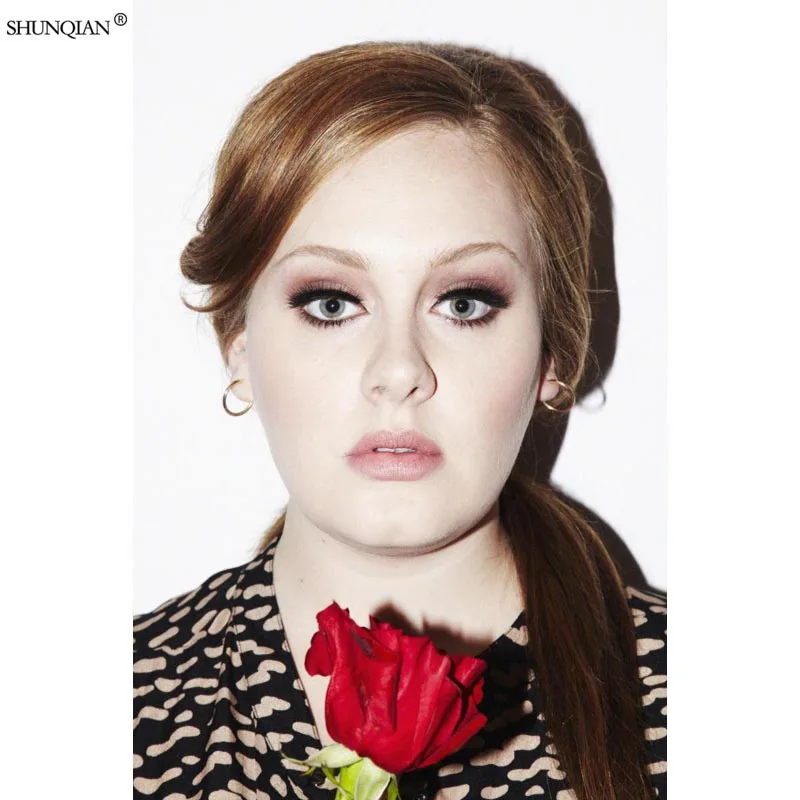 Adele постер из шелковой ткани печать плаката ткань плакат пользовательские Атлас