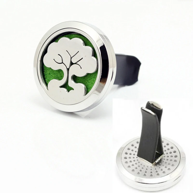 Новый дизайн 30 мм круглая нержавеющая сталь автомобиль семейное дерево