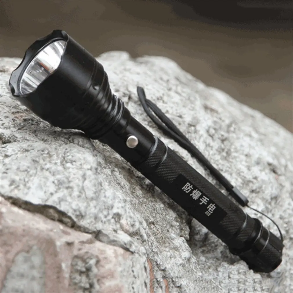 Взрывозащищенный светодиодный фонарь тактический дальний зарядка