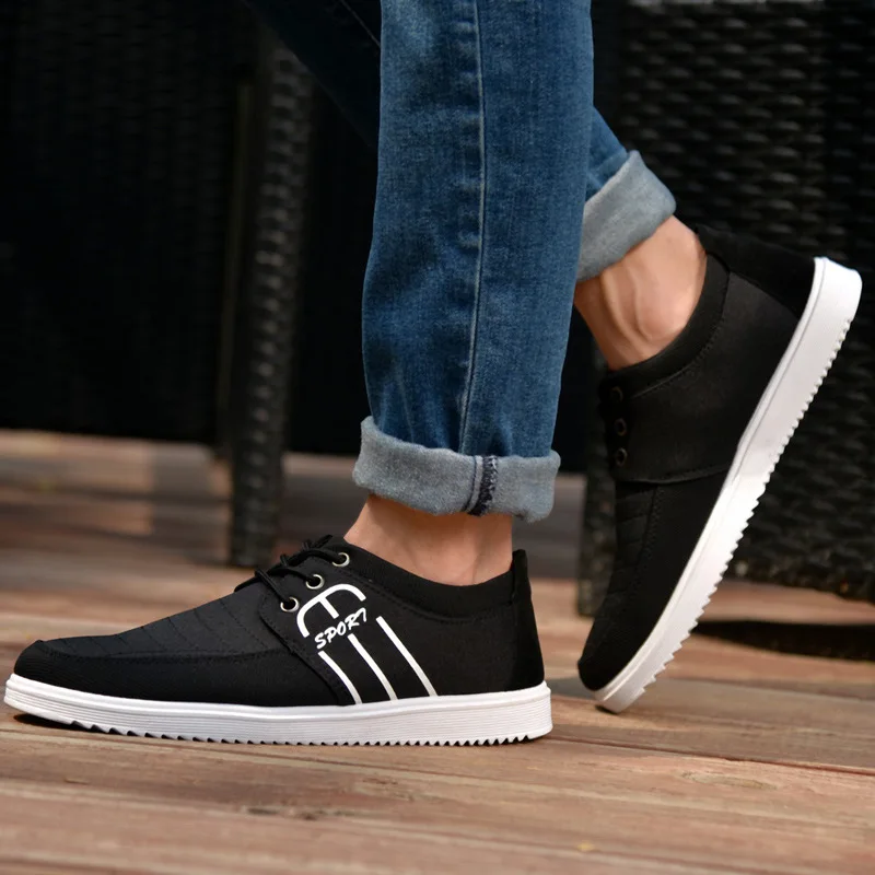 Mexemina Canvas Men Shoes Denim Lace-Up Casual New 2017 Plimsolls Breathable Male Footwear Spring Autumn | Обувь