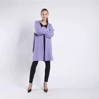 new style casual fashion sweater coat womans coat long coat no buttons open stitch suitable for various stature free size