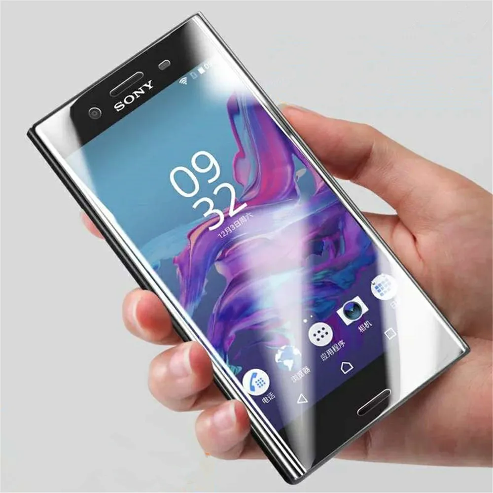 3D изогнутое закаленное стекло для Sony Xperia XA1 Защитная пленка экрана Ultra Plus XA