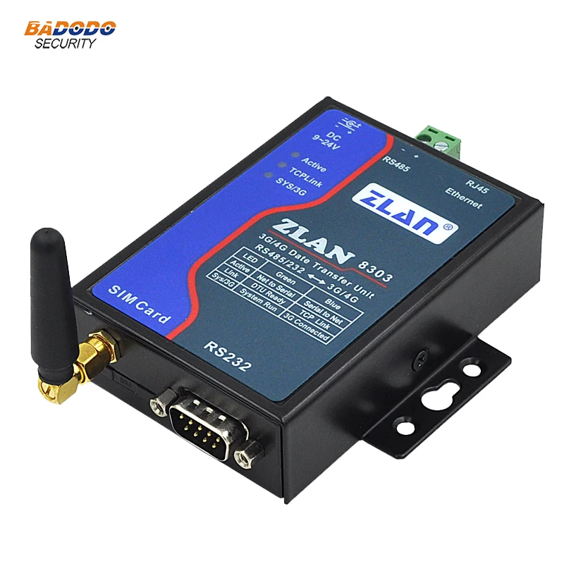 ZLAN8303-7 3g 4 г последовательный RS232 RS485 к TD-LTE/FDD-LTE/WCDMA/TD-SCDMA/EVDO/CDMA2000/ GSM конвертер 3g/4 г передачи данных сервера