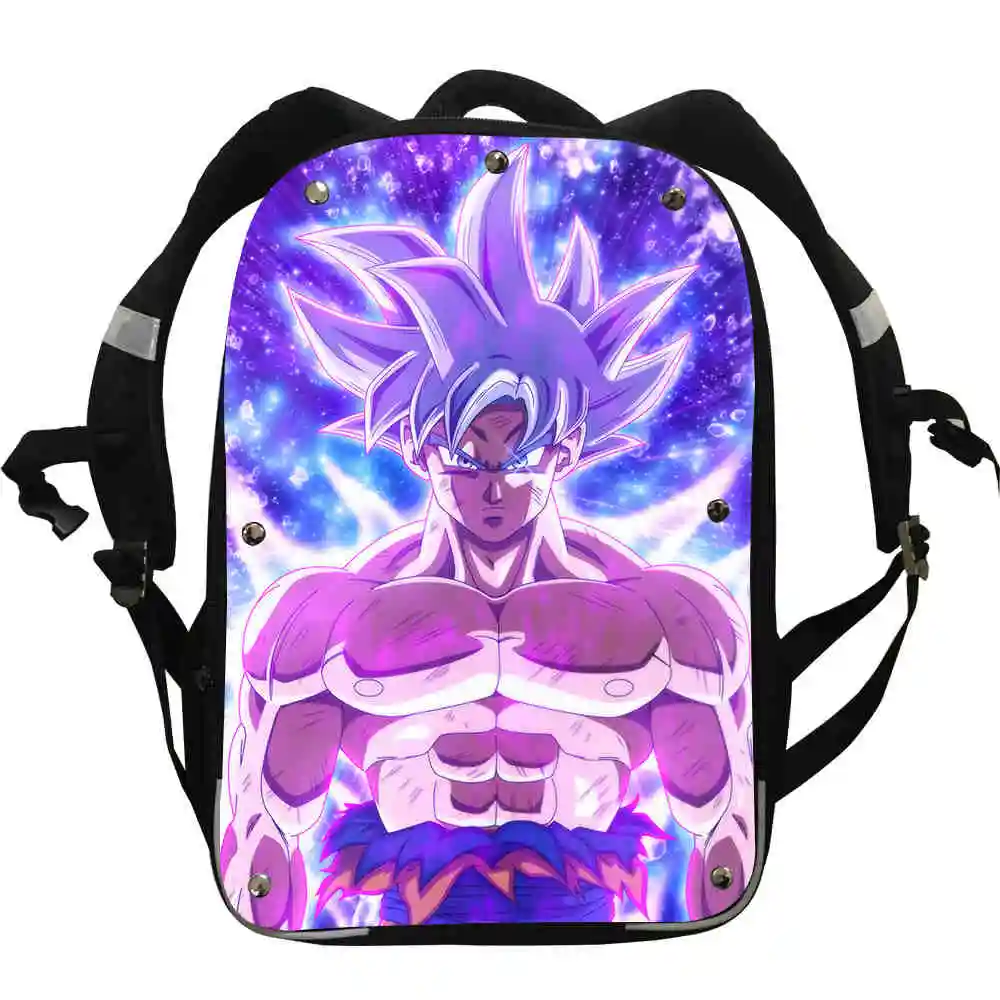 T Рюкзак с драконом и шариком, ультра-Instinct Son Goku Super Saiyan, аниме, повседневные школьные сумки для маленьких мальчиков и девочек, подростков, Mochila, подарочная сумка - Цвет: T