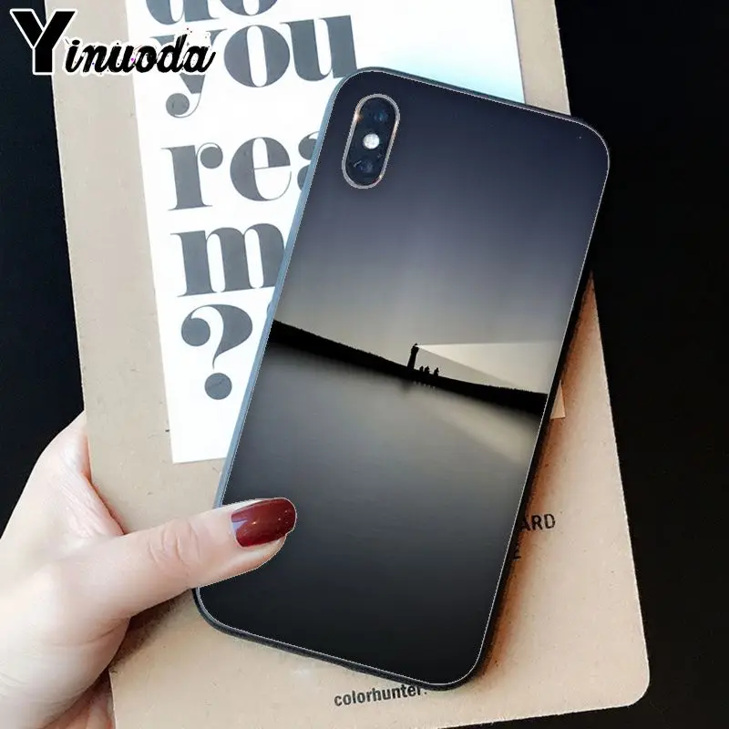 A16 Yinuoda Маяк черный ТПУ Мягкий силиконовый чехол для телефона для iPhone 8 7 6 6S Plus 5 5S SE XR X XS MAX Coque Shell - Цвет: A16