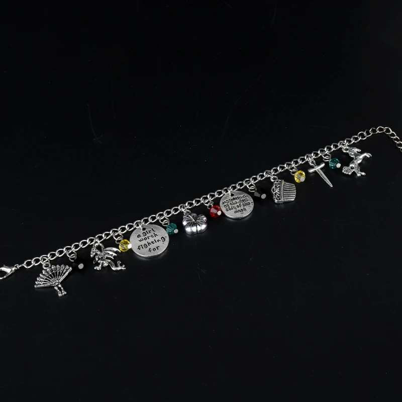Женский браслет в стиле ретро на цепочке с подвесками|bracelets for|bracelets for womena bracelet |