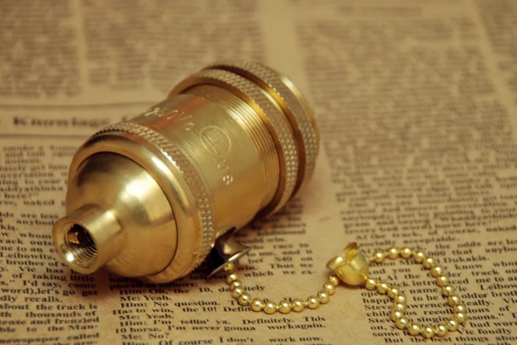 2 шт. винтажный медный держатель для лампы Эдисона на молнии | Лампы и освещение