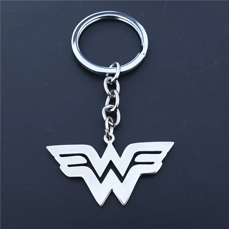 Алфавит W брелок из нержавеющей стали женские модные ювелирные изделия 12 шт./лот