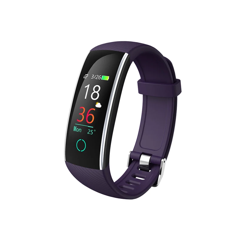 purple Uhoofit SC20 Bluetooth IP68 Водонепроницаемые Смарт-часы для женщин, для девушек, монитор сердечного ритма, фитнес-трекер, умные часы для Android IOS - Цвет: purple
