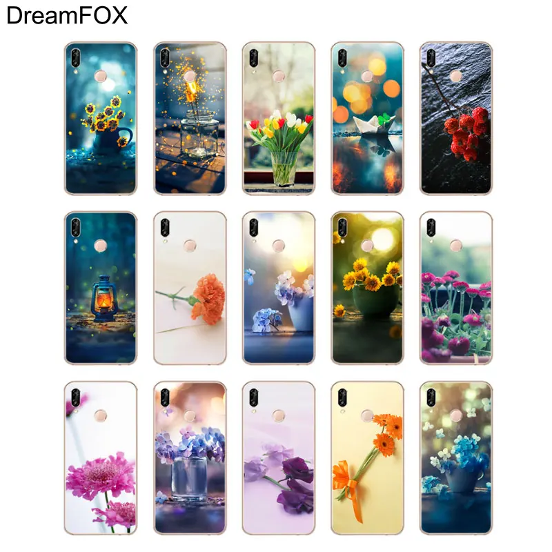 DREAMFOX M396 Beautiful Still Life Soft TPU Silicone Case Cover For Huawei Honor 6A 6C 7X 9 10 P20 P30 Lite Pro P Smart 2019 |