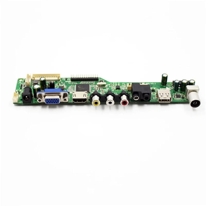 ЖК-дисплей ТВ драйвер платы с AV VGA Аудио USB HDMI порт подключения типа c: совместим