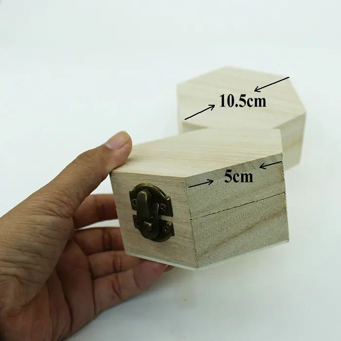 4 шт./лот. Краска НЕОБРАБОТАННАЯ деревянная коробка драгоценный камень случае