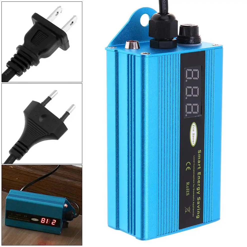 

50KW 90-265V Intelligent Electricity Saving Box Smart LED Saving Box Energy Saving Home Room Electricity Bill Killer Up to 35%