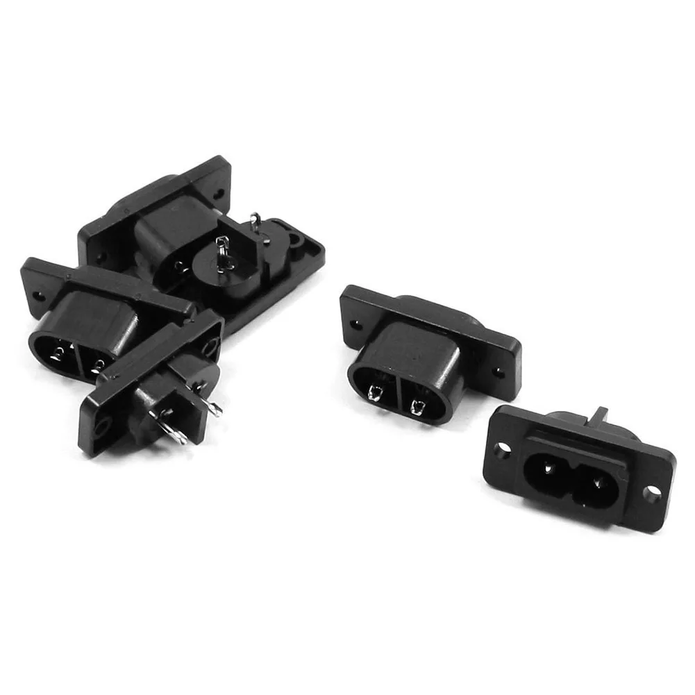 Новый стиль 6 x AC 250V 2.5A IEC320 C7 разъем припоя заколки чашки питания|connector power|connector