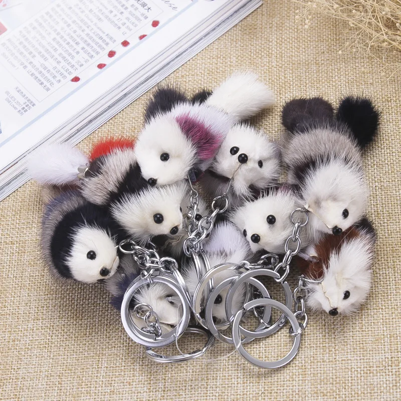 Kawaii Плюшевые лисы брелок мультфильм кулон аксессуары милые цепи творческие