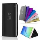 Умный флип-чехол Redmi6 с подставкой и зеркальным покрытием для Xiaomi Redmi 6 Pro 6Pro, прозрачный чехол из искусственной кожи для Xiaomi Redmi 6A, чехол