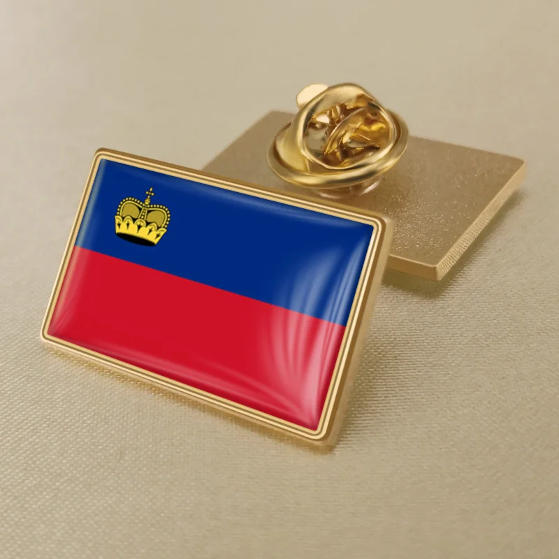 Герб Лихтенштейн Liechtensteiners карта национальный флаг эмблема брошь значки
