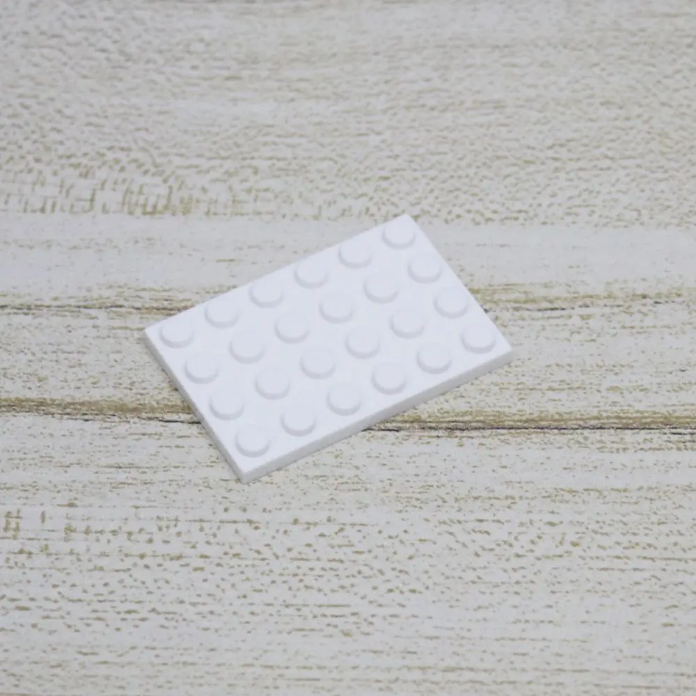 100 шт. DIY модель строительные блоки части кирпича пластина 4x6 город МОС аксессуар