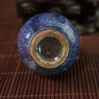 Античная фарфоровая печь с синей глазурью рельефная бутылка драконом | Дом и сад