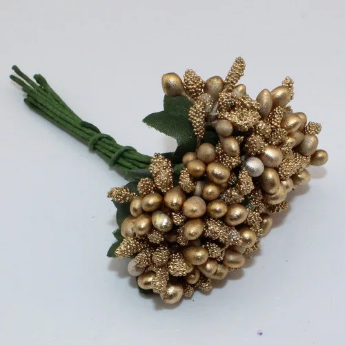 12 шт./лот искусственный цветок тутовечерние шелкопряда с тычинками