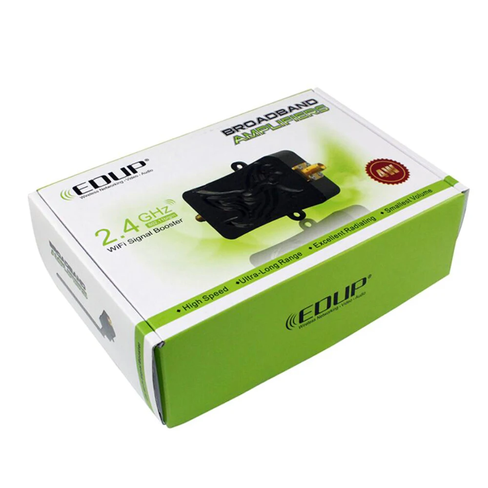 EDUP EP-AB007 802.11b/g/n 2,4 ГГц 4 Вт беспроводной WiFi повторитель широкополосный усилитель сигнала маршрутизатора Range Extender адаптер