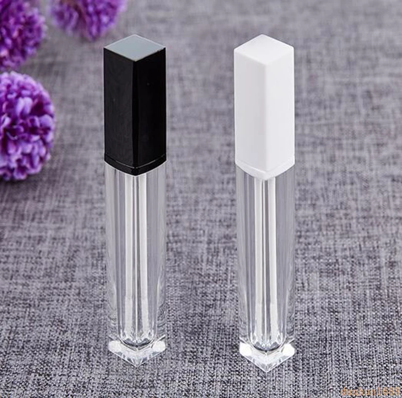 

DIY Empty Plastic Lipgloss Tube Empty Transparent Beauty Tool Sample Refillable Lip gloss Vial Bottles Travel Bottle#213