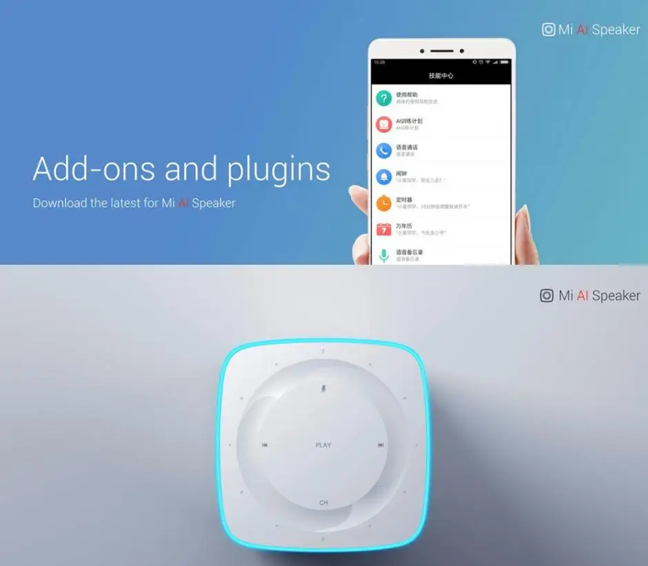 Оригинальный Xiaomi AI Bluetooth 4 1 смарт динамик с голосовым управлением музыкальный