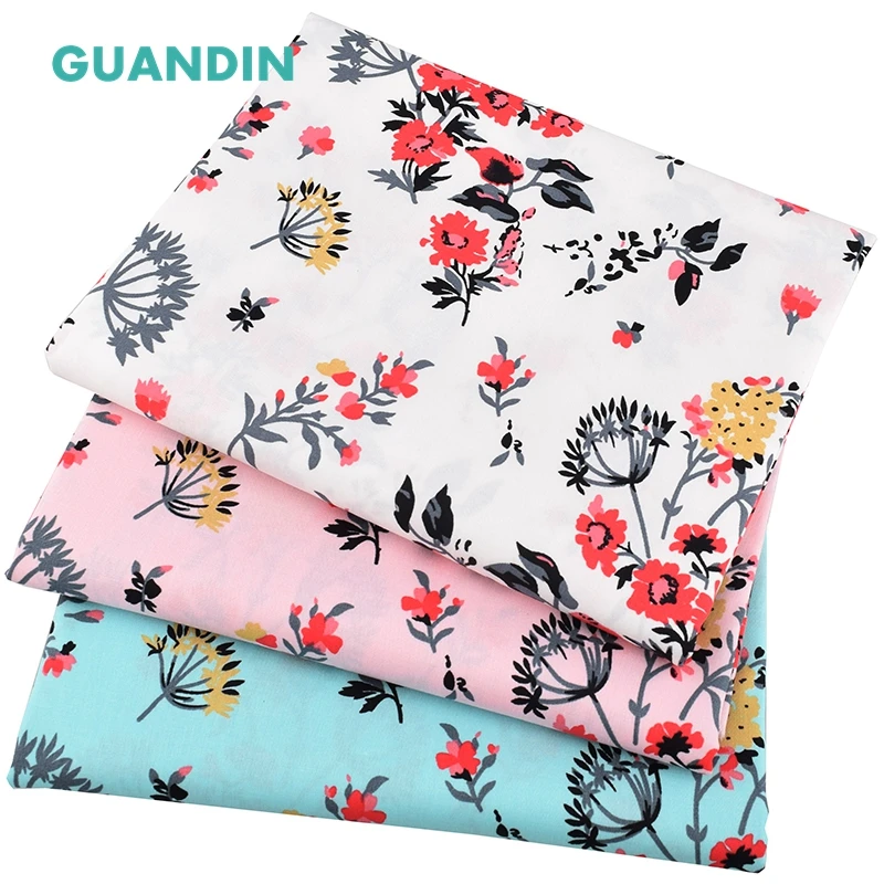 GUANDIN 50x140 см цветок геометрические узоры/Летняя одежда ткань/Печатный имитация