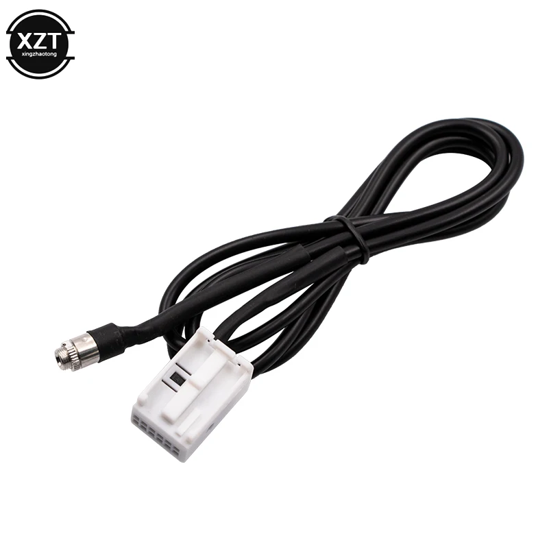 

1PCS 3.5mm Female Car AUX Adapter Audio Cable for Peugeot 307 308 407 408 507 for Citroen C2 C5 RD4 12Pin NEW