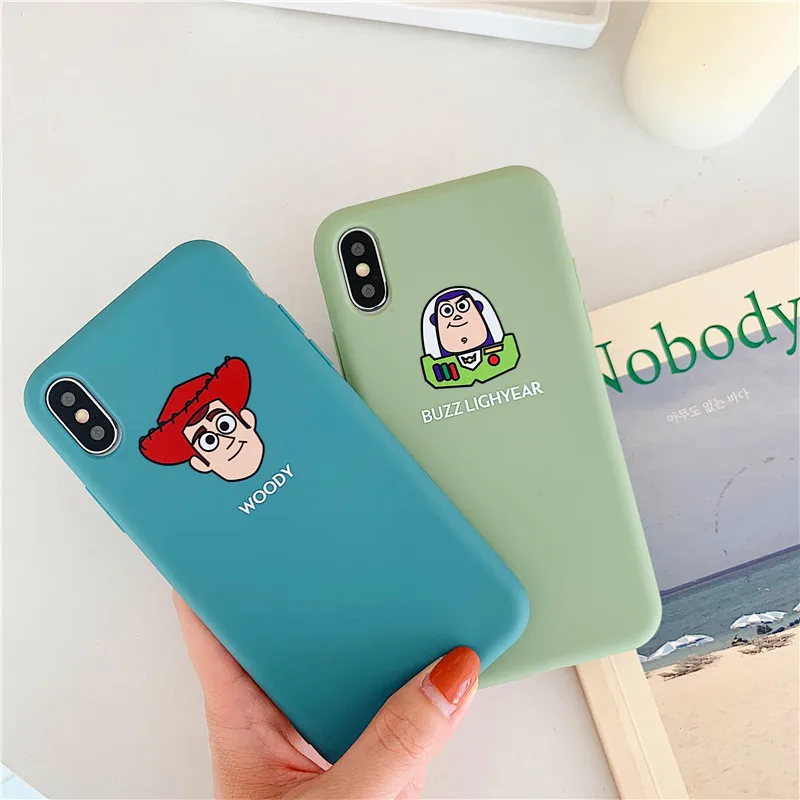 For iPhone 11 11pro 6 7 8 plus Phone Cover TPU phone case Toy Story Woody Buzz Lightyear Pattern iphone X XR XS Max |