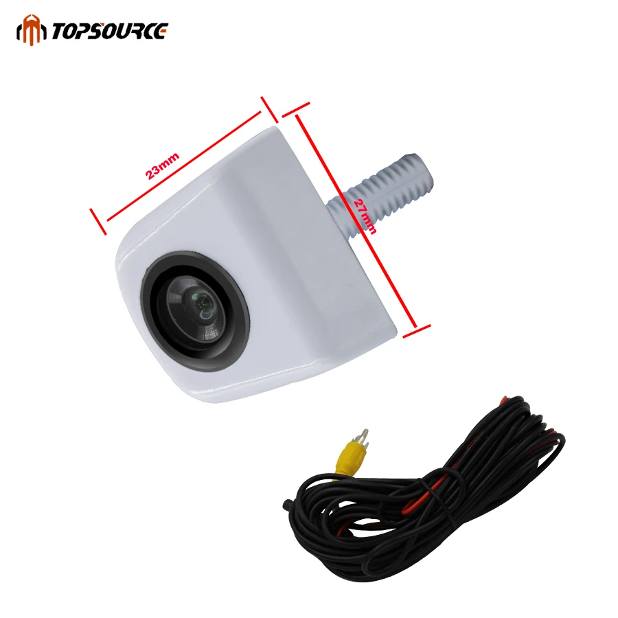 TOPSOURCE HD Автомобильная камера заднего вида с металлическим CCD углом парковочная