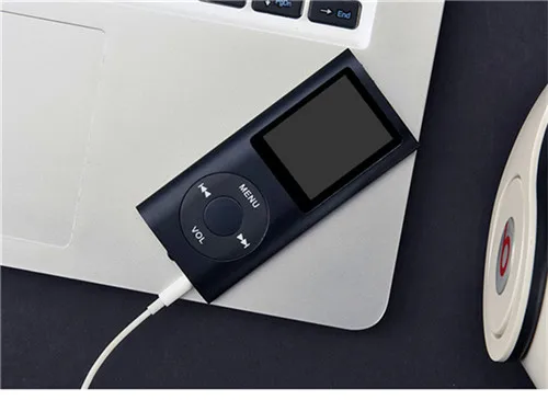Черный 5 цветов, высококачественный mp3-плеер, 8 ГБ, флэш-память, тонкий 1,8 дюймовый плеер с ЖК-дисплеем, видеоигра, кино, радио, FM, длительное время игры - Цвет: Черный