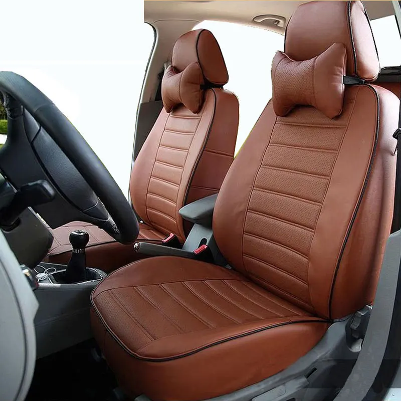 

Carnong Car Seat Cover PU Leather For Toyota Rav4 Cusomize Same As Original structure Waterprroof Interior Accessories