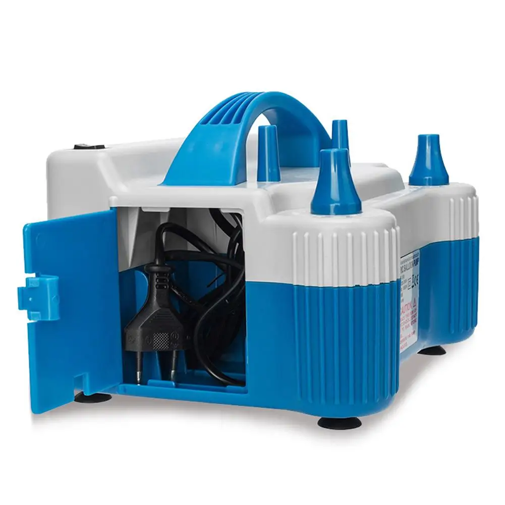 Preço Duplo Furo Portátil Compressor De Ar 700w Ac Inflável Balão Elétrico Bomba Balão De Ar Bomba Elétrica Ao Ar Livre Gadget