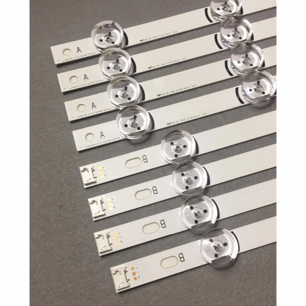 100%NEW LED Strips for LG 42LB5800 42LB5700 42LF5610 42LF580V LC420DUE FG panel DRT 3.0 42 A/B type 6916L-1709B 6916L-1710B | Электроника
