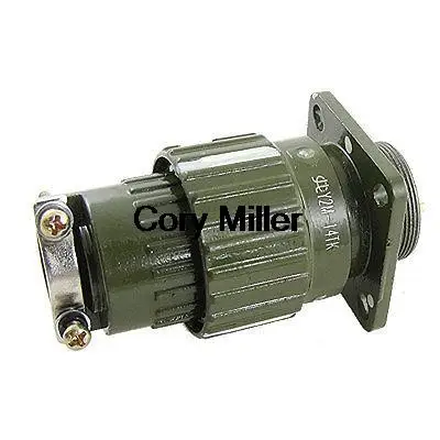 AC 500V 5A Мужской 14 контактов круговой разъем оливковый|connector auto|army factoryarmi |