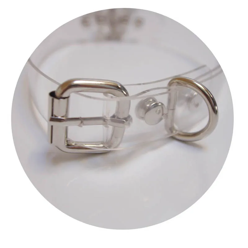 Ручной работы в стиле панк готика цвета: черный розовый винил колье прозрачный