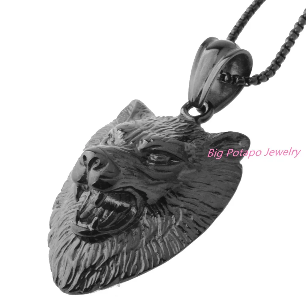 Панк Серебряный цвет золото черный колдун из нержавеющей стали в стиле norских