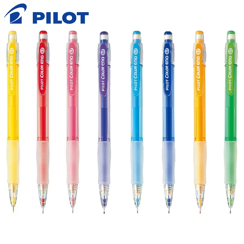 8 шт./лот Pilot HCR-197 Color Eno Mechanical Pencil Lead-0 7 мм | Канцтовары для офиса и дома