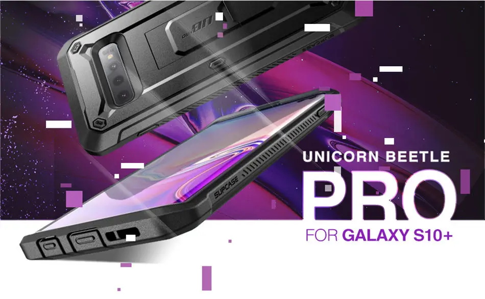 SUPCASE для samsung Galaxy S10 плюс Чехол 6," UB Pro всего тела прочный подставка чехол Крышка без встроенного Экран протектор