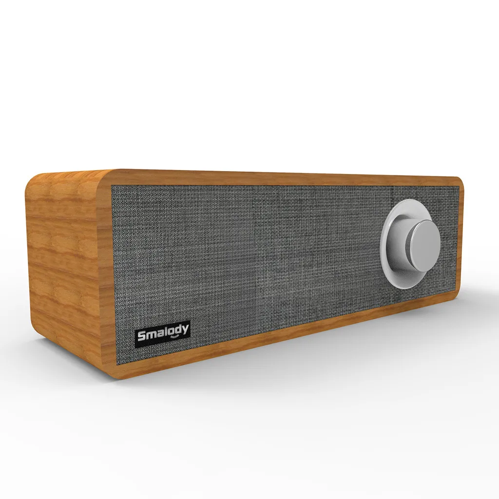 Портативная деревянная беспроводная колонка Hifi Smalody Bluetooth 4 2 динамик 1 стерео мини