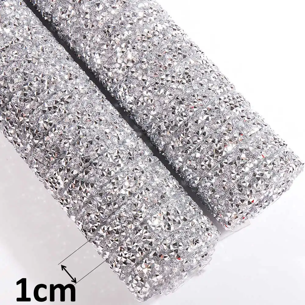 White 1cm 24*40 см DIY цвет золотой серебряный и AB горячей фиксации остроконечные Стразы украшения дома аксессуары патчи для одежды - Цвет: White 1cm