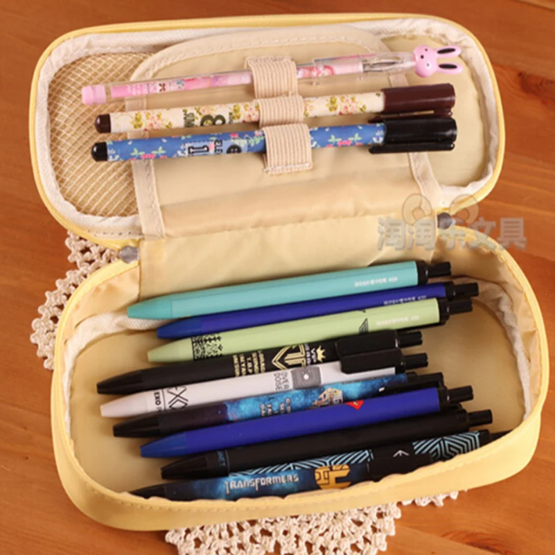 Корейский Творческий школьный Карандаш Чехол для девочек с пинтом Эйфелевой