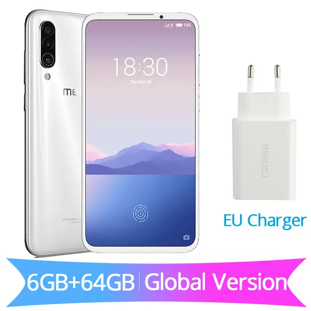 Meizu 16XS с глобальной прошивкой, 6 ГБ ОЗУ, 16 XS, Смартфон Snapdragon 675, 6,2 дюймов, 48 МП, тройная камера AI, фронтальная 16 МП, 4000 мА/ч, gps, Wi-Fi - Цвет: Global 64G White