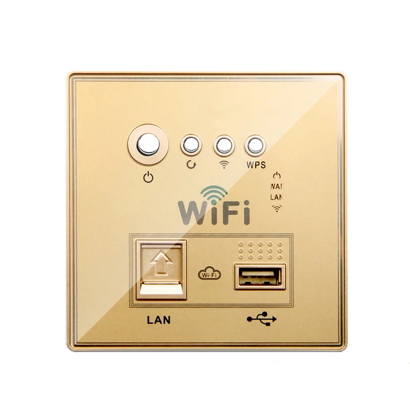 Настенная розетка панель WiFi беспроводной маршрутизатор репитер домашний