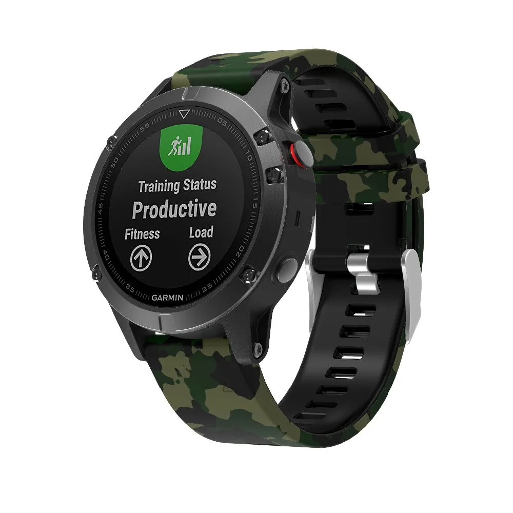 Ремешок для наручных часов Garmin Fenix 5/Fenix 5 Plus/Forerunner 935/touchs60/Quatix ремешок силиконовый с