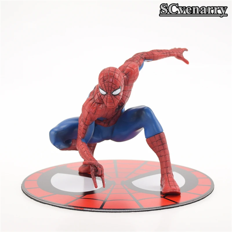 DC Comics Человек паук супергерой Металлический Магнит База ПВХ фигурка
