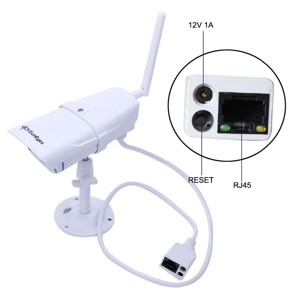 SunEyes SP-TM02WP 720 P 1.0MP Мегапиксельная Ip-камера Открытый HD Беспроводной wi-fi P2P Подключи и