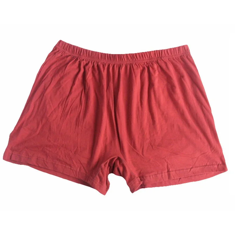 Боксеры мужские хлопковые 3 шт./лот Удобные однотонные красные темно синие серые